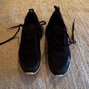 Little boy's black Nike Air Max sneakers